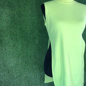 Neon yellow top